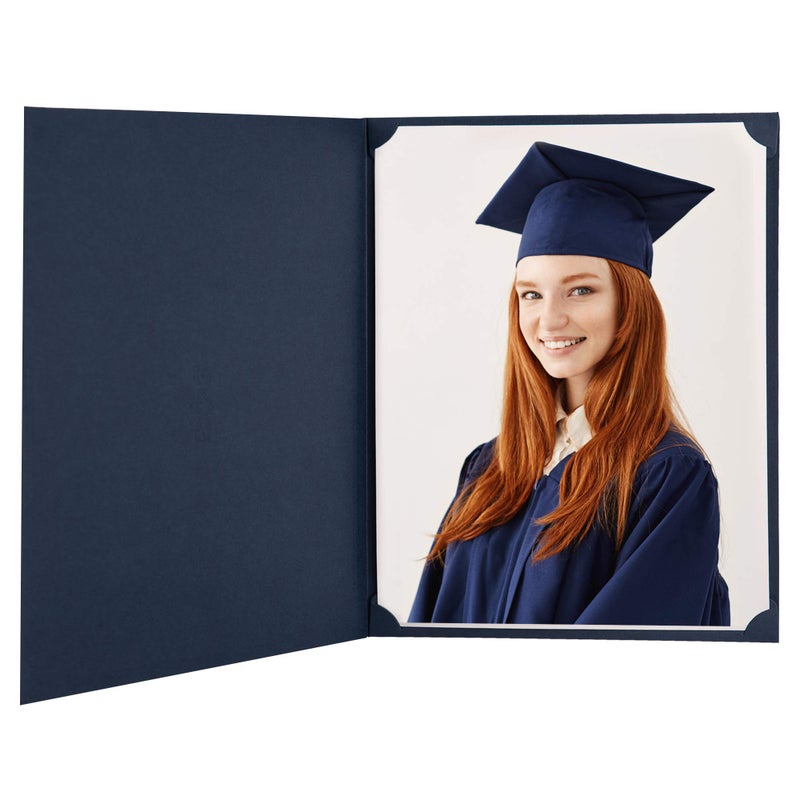 MATICAN Certificate Holders, 25-Pack Certificate Covers for Letter Size 8.5 x 11 Inch Paper, Certificate Folders, Navy, 9 x 11.5 Inches - Image 2